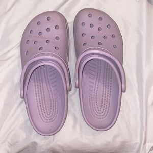 Purple crocs
